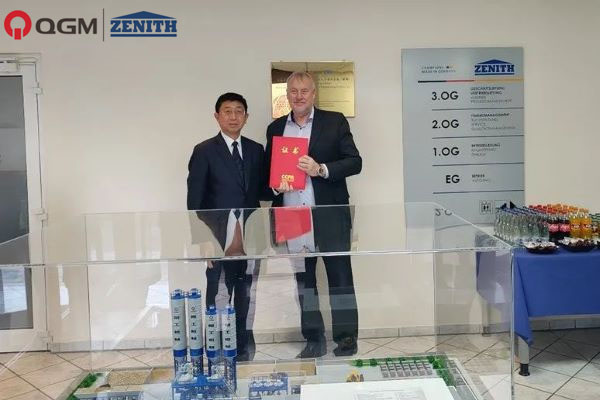 CCPA Eerste oorsese oefenbasis vir ingenieurs en tegnici van is in Zenith Maschinenfabrik GmbH in Duitsland van stapel gestuur