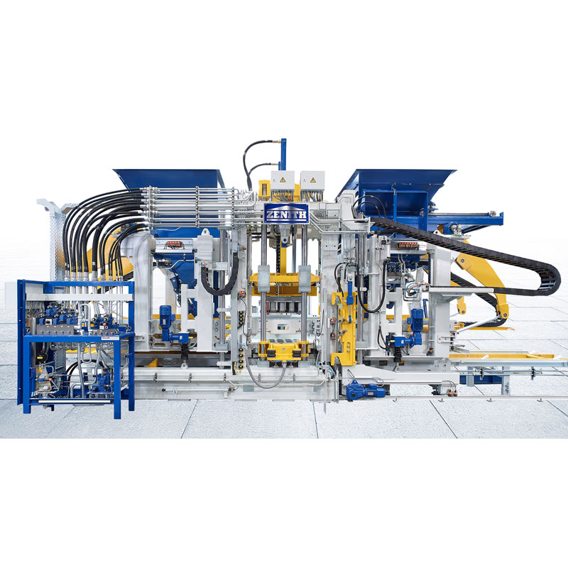 Watter veiligheidskenmerke is ingesluit in Duitsland Zenith Block Machine Systems?